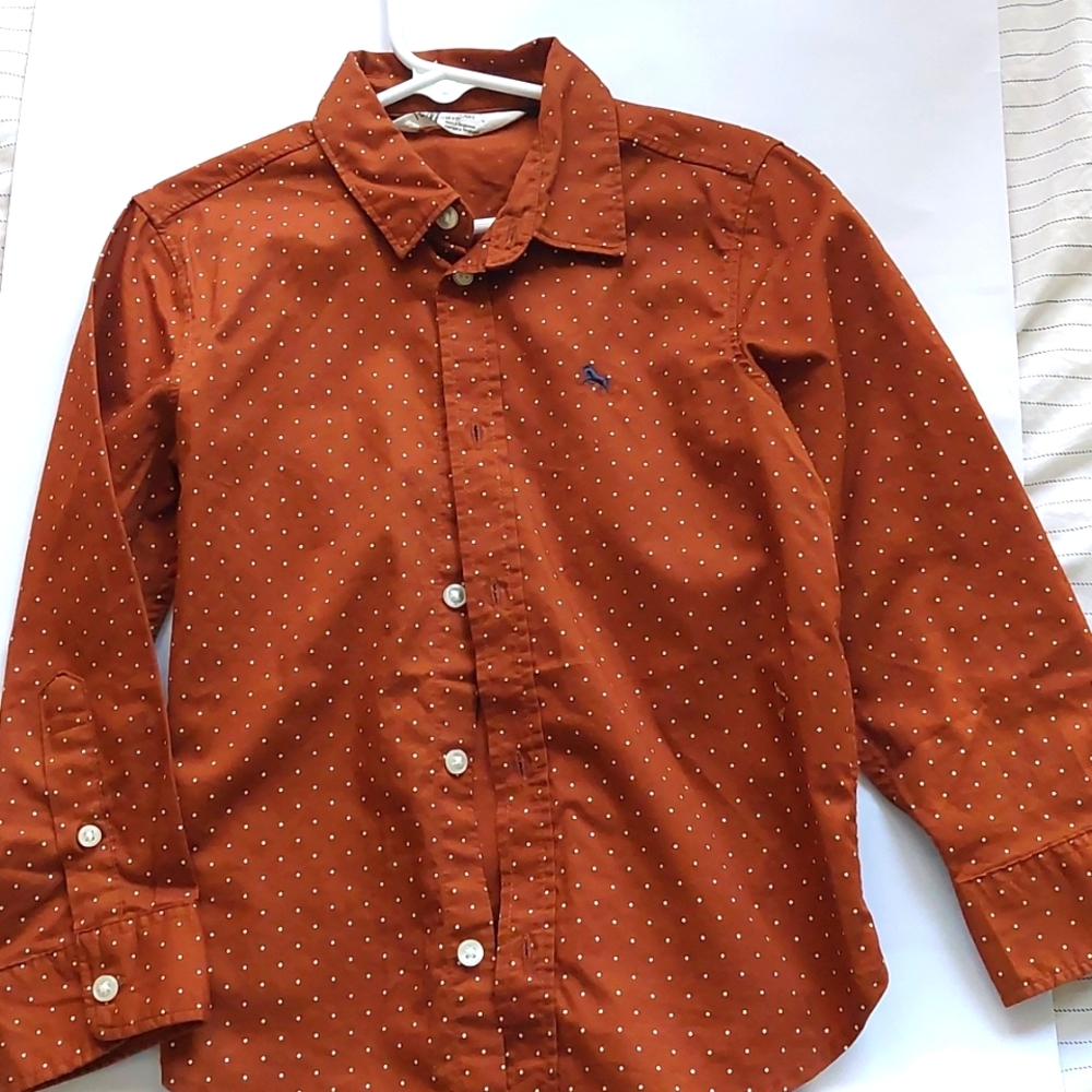 H&M boy formal buttom down shirt
